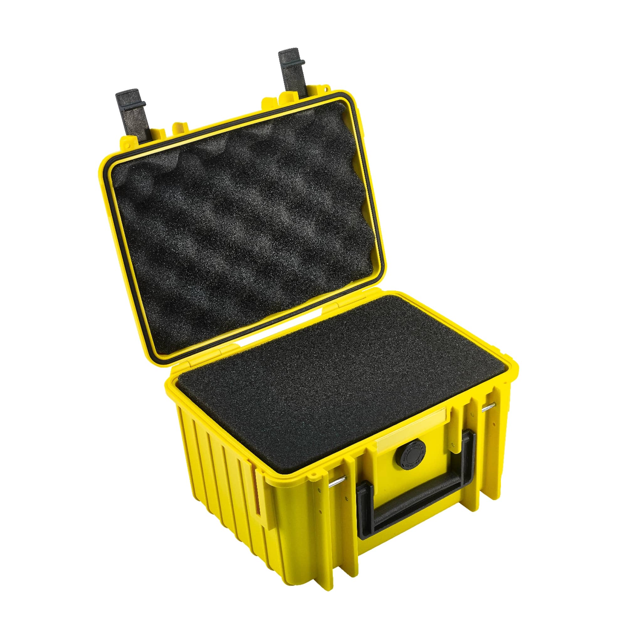 B&W Outdoor Case Typ 2000 gelb mit Würfelschaum (SI) Farbe: gelb / Innenausstattung: Würfelschaum (SI)