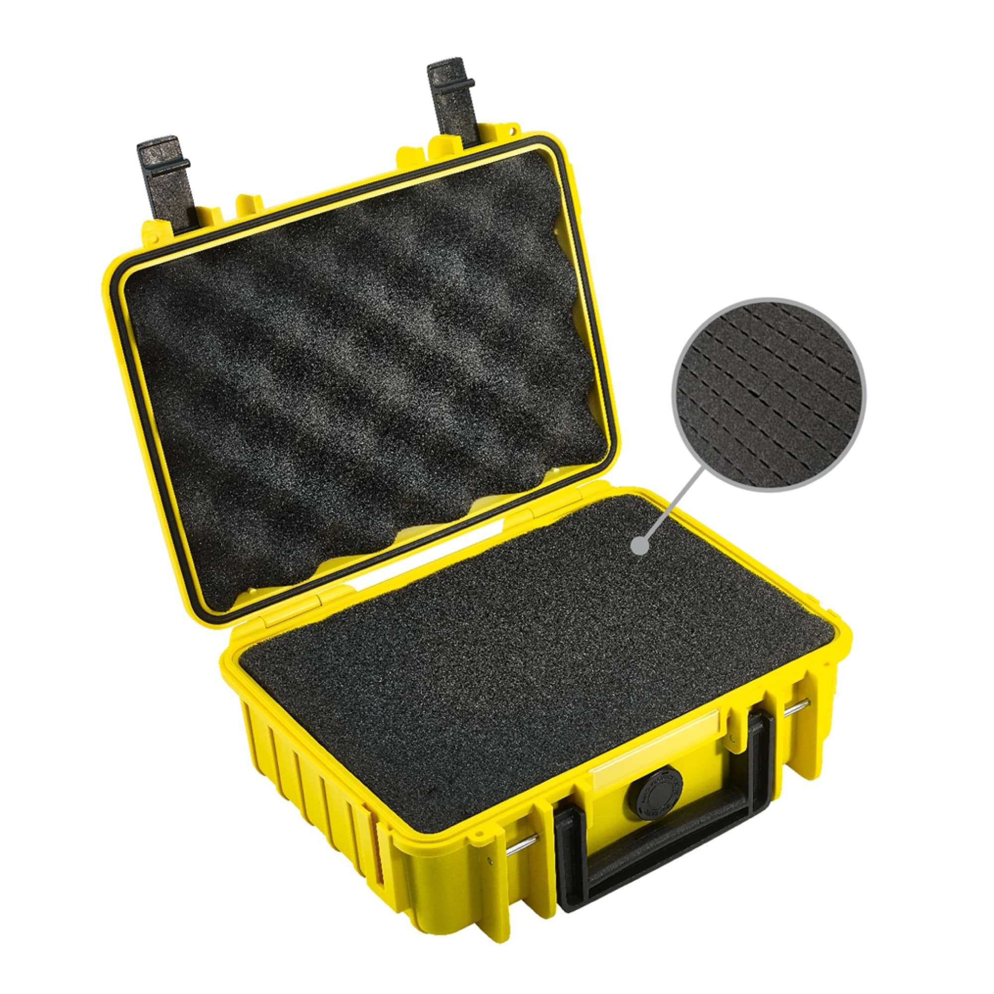 B&W Outdoor Case Typ 1000 gelb mit Würfelschaum (SI)