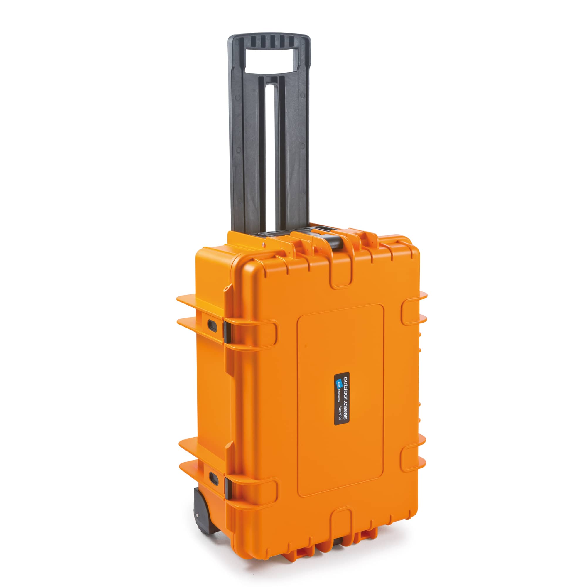B&W Outdoor Case Typ 6700 orange mit Würfelschaum (SI)