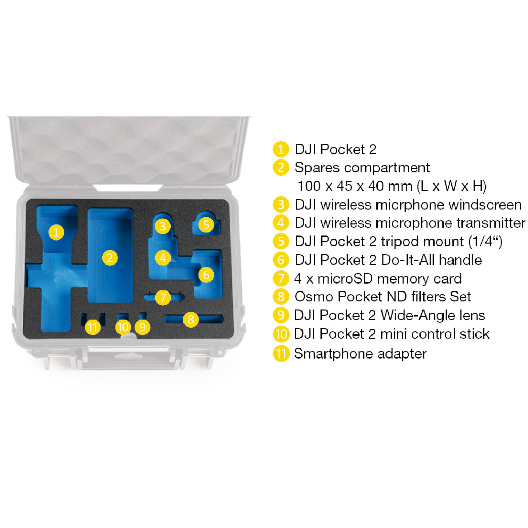 DJI Osmo Pocket 2 | B&W Outdoor Case Typ 500
