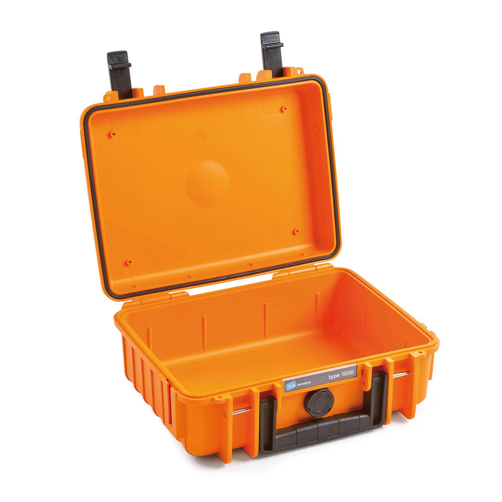 B&W Outdoor Case Typ 1000 Farbe: orange / Innenausstattung: leer